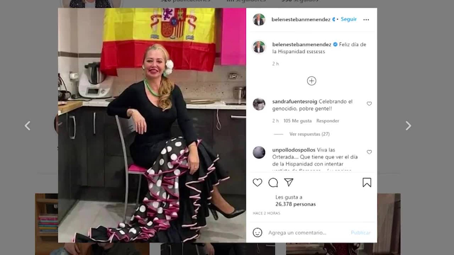 Las 'influencers' felicitan a sus seguidores el 12 de octubre